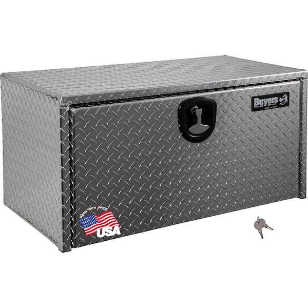 20 in. x 20 in. x 36 in. Diamond Plate Tread Aluminum Underbody Truck Tool Box