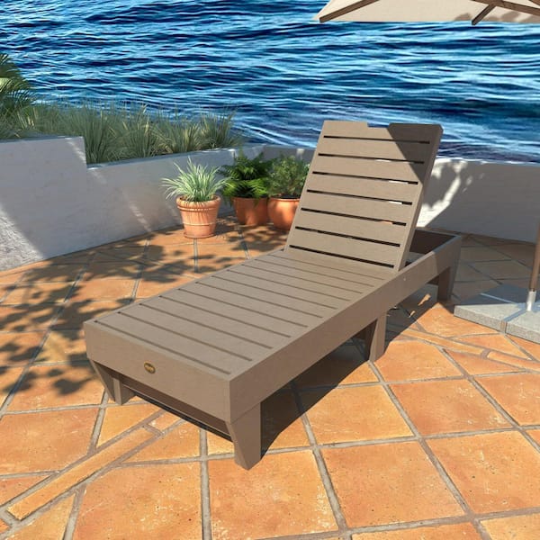 Sequoia Professional 1-Piece Plastic Outdoor Chaise Lounge