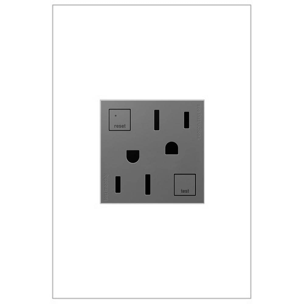 adorne 15 Amp 125-Volt Tamper-Resistant Self-Test GFCI Duplex Outlet, Magnesium price history on PriceWatchPro