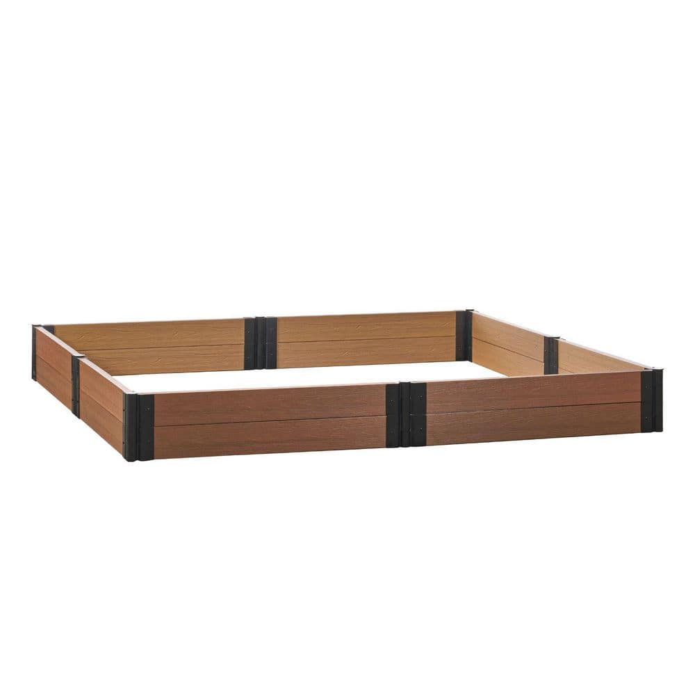 Teak GardenBlox Composite Raise Garden Bed 96 in L x 96 in W x 11 in H price history on PriceWatchPro