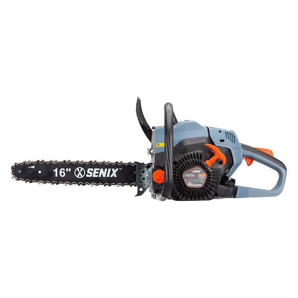 Senix 4QL 46cc 4-Cycle 16 in. Gas Chainsaw CS4QL-L3-1 - The Home Depot