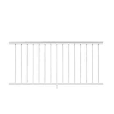 Allure 72 in. x 42 in. White Aluminum Preassembled Railing Kit
