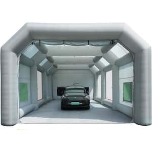 39 ft. x 20 ft. x 13 ft. Portable Inflatable Paint Booth with 3-Blowers and Air Filter System