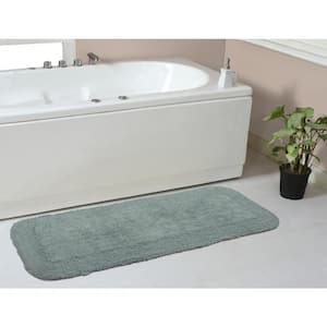 Radiant Collection 100% Cotton Bath Rugs Set, Machine Wash, 21 in. x54 in. Runner, Blue