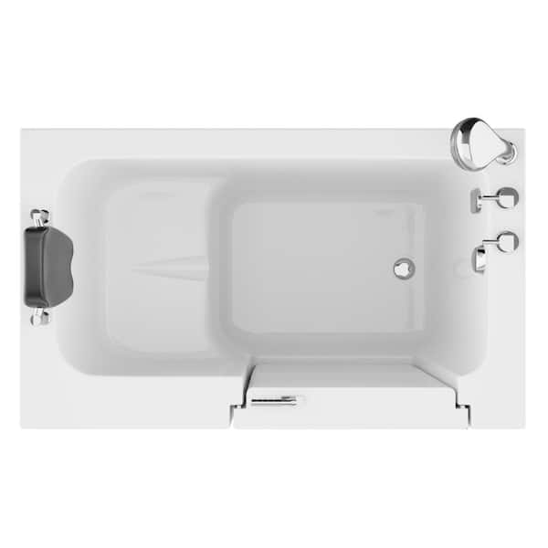 Laguna 47 Inch Walk in Tub. Quick Fill Whirlpool Bath Tub. - Boundless Bath