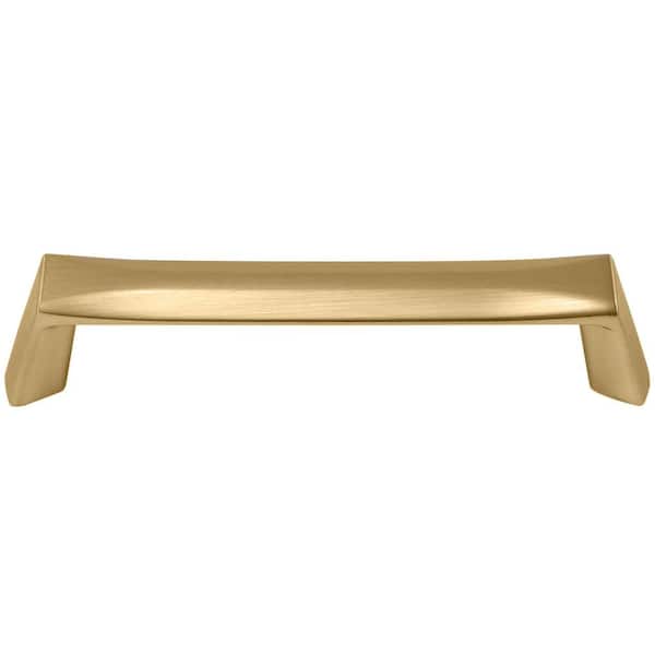 Katonah 3-3/4 in. Matte Brushed Brass Drawer/Cabinet Bar Pull