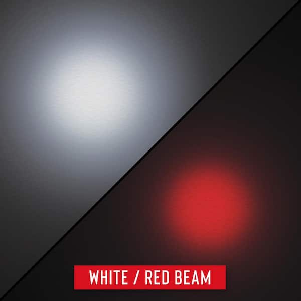 TORCHES FOR COAST HX4 LED CLIP LIGHT 80 LUMENS WHITE/RED 