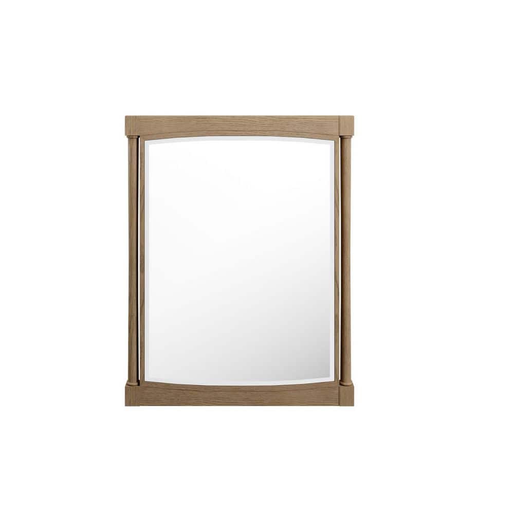 Kinnsden 30.0 in. W x 38.0 in. H Framed Wall Bathroom Vanity Mirror in Weathered Oak price history on PriceWatchPro