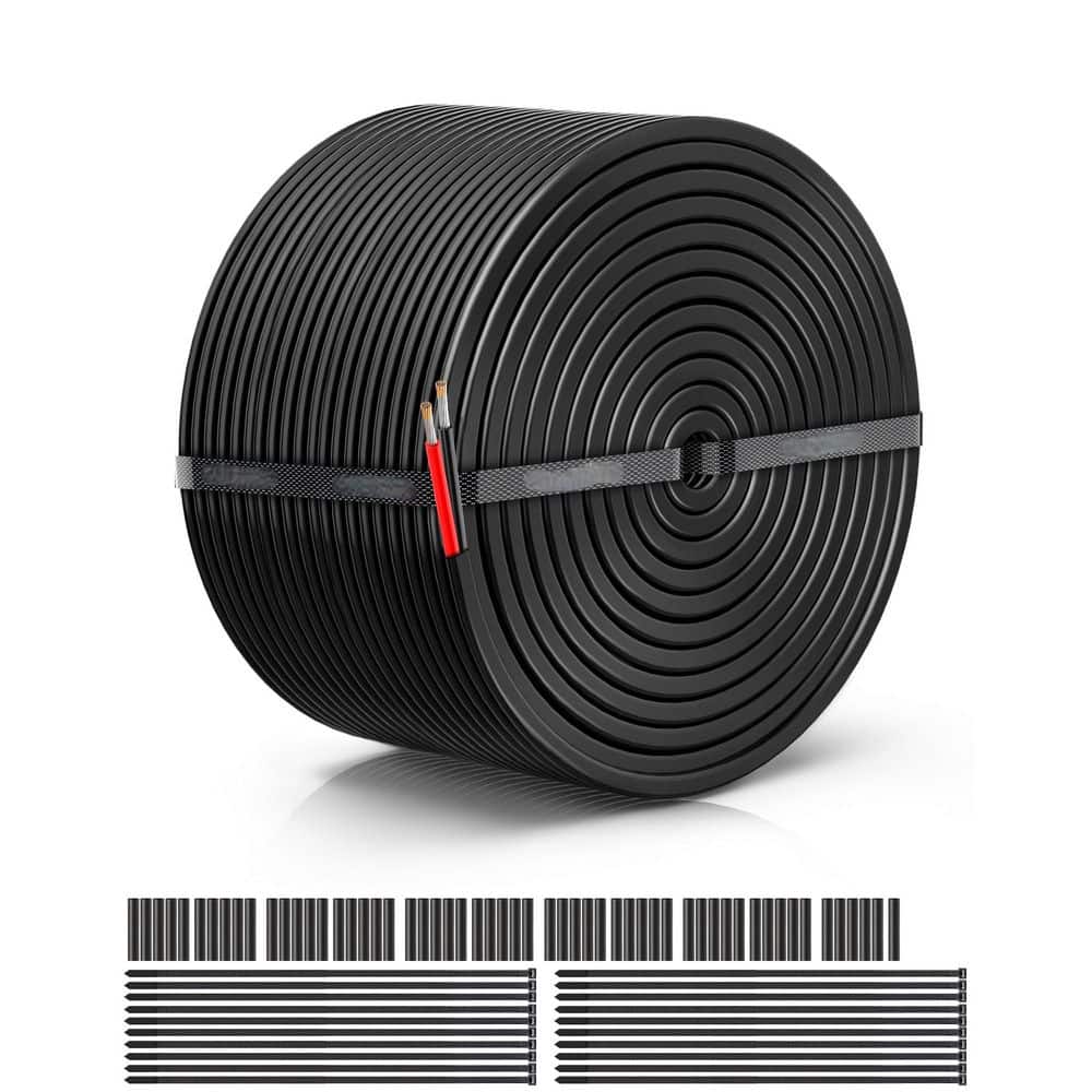 100 ft. 12V 18/2 AWG, 2 Conductor Electrical Wire,Voltage,Tinned Copper,Fle