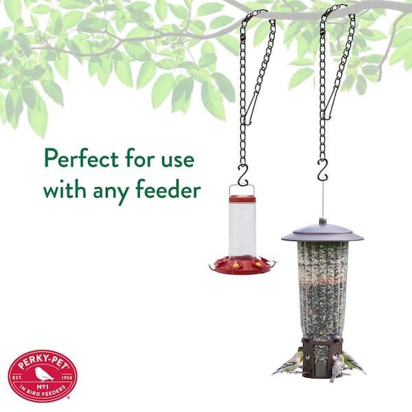 6pcs 20inches Hanging Chain for Hanging Basket Chain, Bird Feeders, Plants, Lanterns, Chain with Hooks Strong Houses, Billboards, Chalkboards, Wind