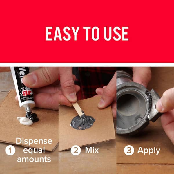 J-B Weld 2 1 oz. Twin Tube Kwikweld Epoxy 8276 - The Home Depot