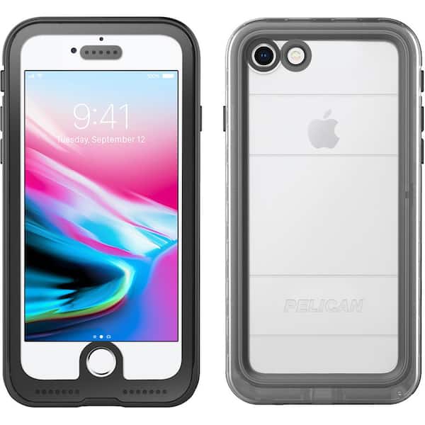 Pelican iPhone i7/i8 Marine Phone Case in Black/Clear