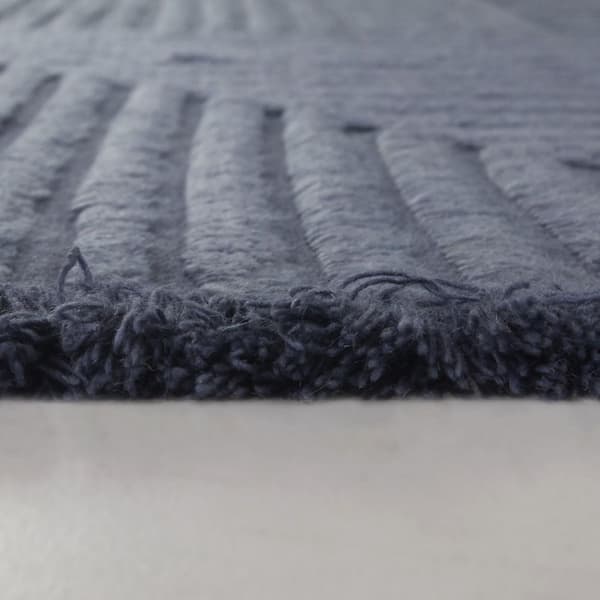 Harmon Dark Blue 8 ft. x 10 ft. Area Rug