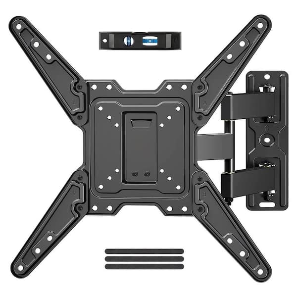 Retractable Articulating Wall Mount for 26 in. - 55 in. TVs, Swivel Tilt Full Motion, Heavy Duty, 1 Piece
