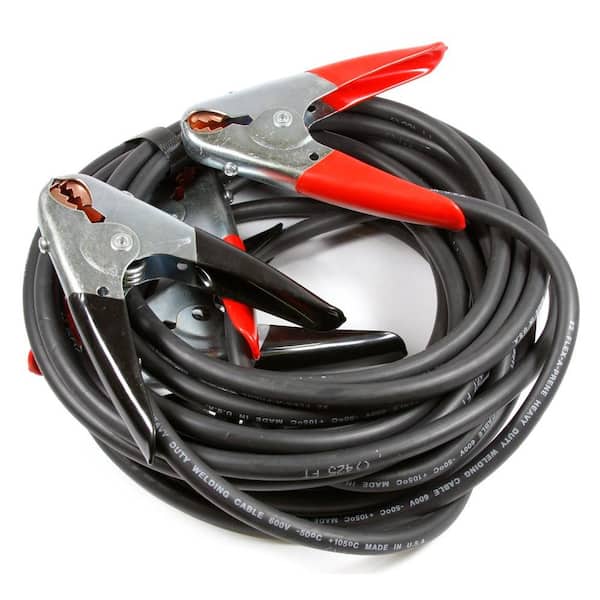 Forney 12 ft. 4 Gauge Heavy Duty Battery Jumper Cables