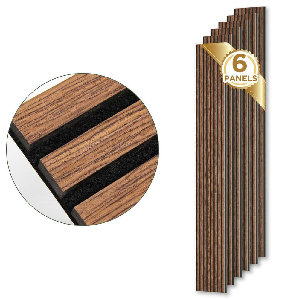comforthomi 0.83 in. x 0.66 ft. x7.84 ft. Classic Brown Finished