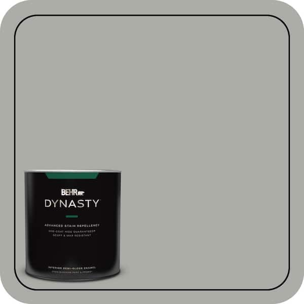 BEHR DYNASTY 1 qt. #PPF-39 Cool Granite Semi-Gloss Enamel Interior Stain-Blocking Paint and Primer