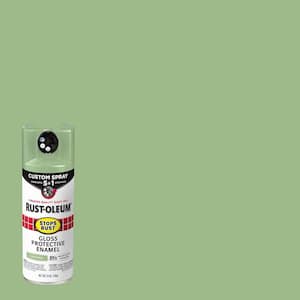12 oz. Custom Spray 5-in-1 Gloss Laurel Green Spray Paint (Case of 6)