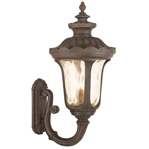 Livex Lighting Oxford 4 Light Imperial Bronze Outdoor Wall Sconce