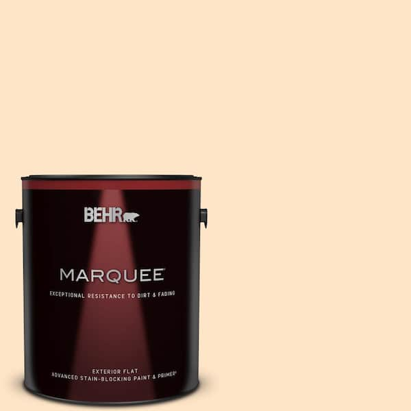 BEHR MARQUEE 1 gal. #P230-2 Sour Tarts Flat Exterior Paint & Primer