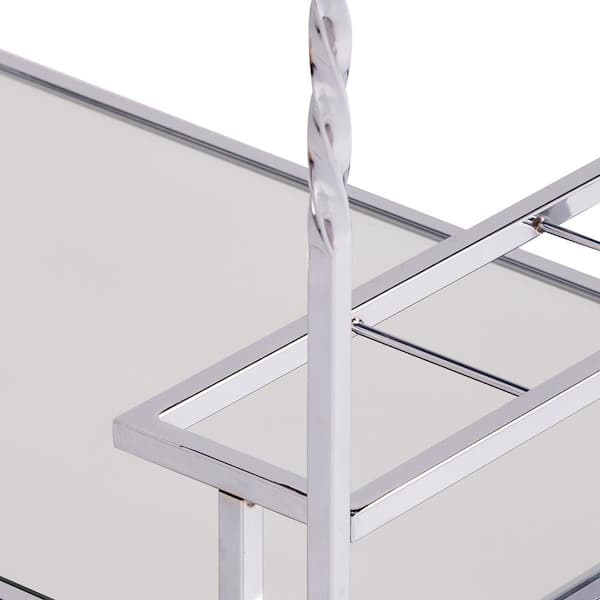 Mirrored discount towel rack