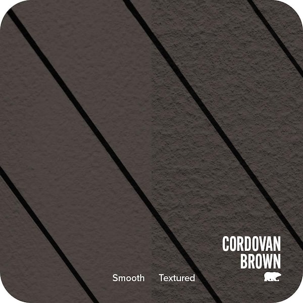 5 gal. #SC-104 Cordovan Brown Smooth Solid Color Exterior Wood and Concrete Coating