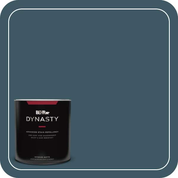 BEHR DYNASTY 1 qt. #530F-7 Rain Storm Matte Interior Stain-Blocking Paint and Primer