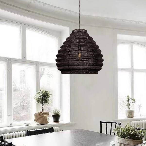 ELE Light & Decor Beile 1-Light 48-Watt LED Modern Black ELE Light & Decor Beile 1-Light 48-Watt LED Modern Black