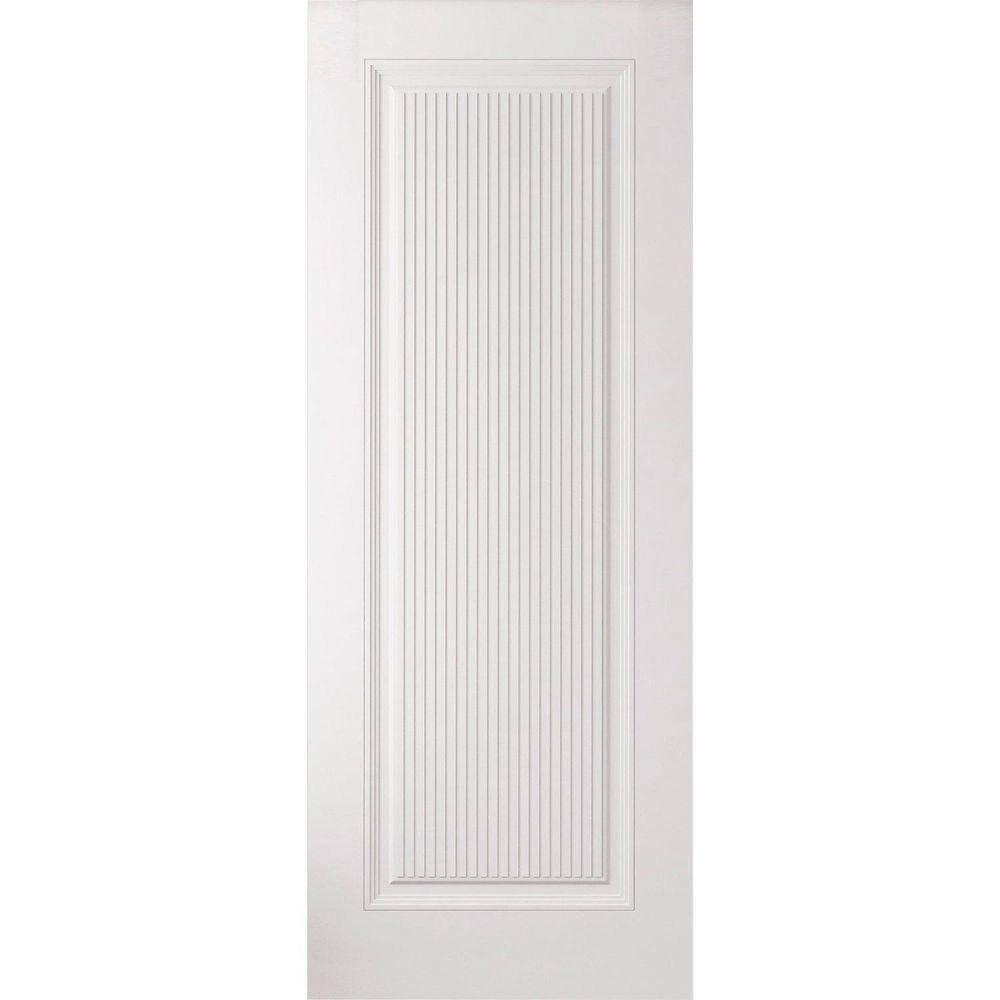 Sartodoors 7888 28 in. x 80 in. Sold Core White Enamel Color Wood