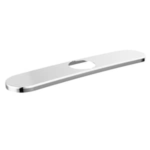 Precept 10-3/8 in. Kitchen Faucet Deck Plate in Chrome
