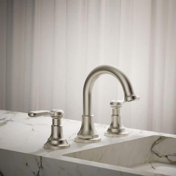KOHLER Worth 8 in. Widespread 2-Handle Bathroom Faucet in Vibrant
