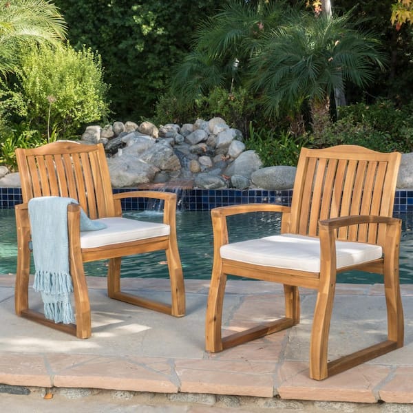 Noble House Kolten Teak Wood Outdoor, Outdoor Furniture Without Cushions