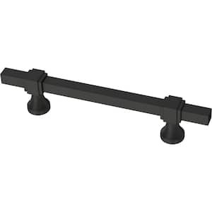 Stepped Square Adjusta-Pull 1-3/8 to 6-5/16 in. (35-160 mm) Classic Matte Black Adjustable Cabinet Drawer Pull