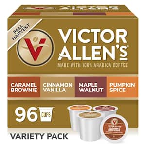 Fall Harvest Coffee Variety Pack Medium Roast Single Serve Coffee Pods for Keurig K-Cup Brewers (96-Count)