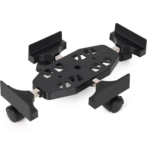 Yichuhaoxi Computer Tower Stand, Adjustable PC Stand Ventilated PC Stand for Floor with 5 Rolling Caster Wheels