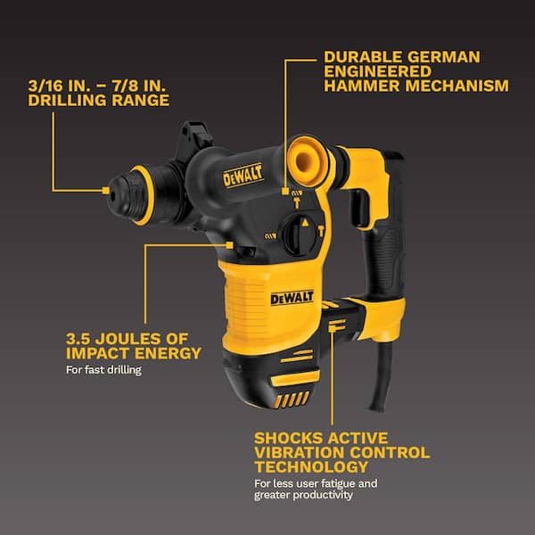 8.5 Amp Corded 1-1/8 in. SDS-Plus Rotary Hammer