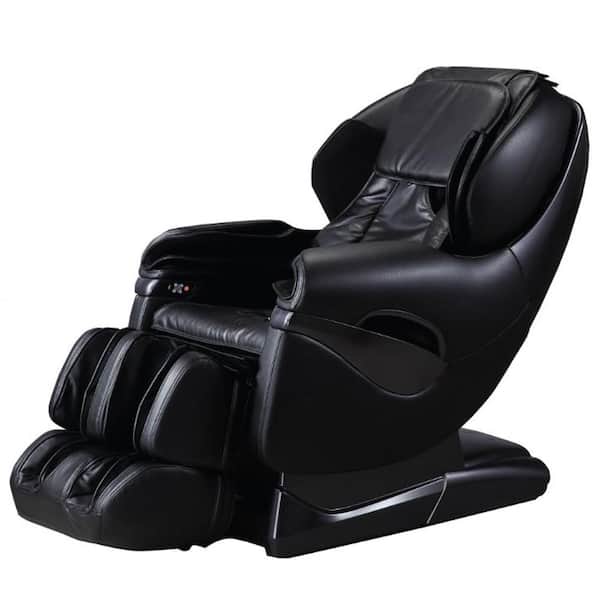TITAN Pro 8500 Series Black Faux Leather Reclining 2D Massage Chair with Zero Gravity, Foot and Calf Massage, Heated Seat