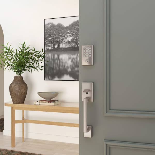 Century Satin Nickel Electronic Arrive Smart Wifi Deadbolt