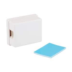 Surface Mount Ethernet Jack, White