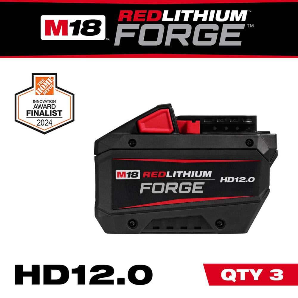 M18 18V Lithium-Ion REDLITHIUM FORGE HD 12.0 Ah Battery Pack (3-Pack) price history on PriceWatchPro