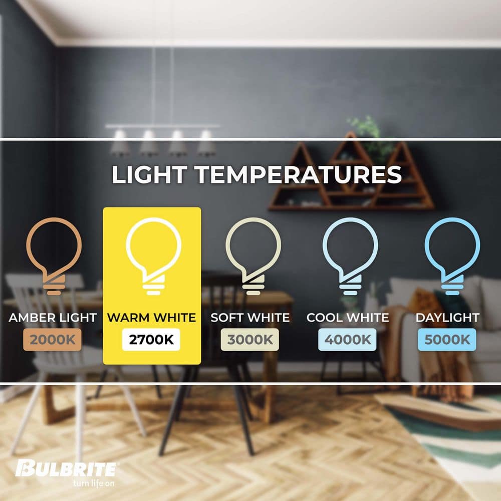 8.5 Watt Clear Dimmable LED Filament Bulb Set