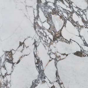 Signet Arabescato White 47.24 in. x 47.24 in. Marble Look Satin Porcelain Floor and Wall Tile (30.98 sq. ft./Case)