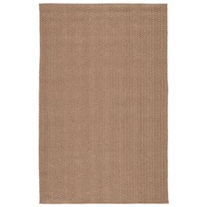 Iver Indoor-Outdoor Tan 7 ft. 6 in. x 9 ft. 6 in. Transitional Rectangle Area Rug