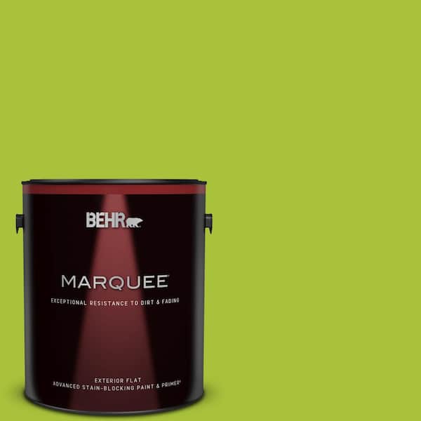 BEHR MARQUEE 1 gal. #S-G-410 Green Crush Flat Exterior Paint & Primer