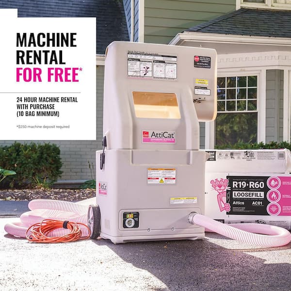 Owens Corning R-19 - R-60 AttiCat PINK Fiberglass Blown-in