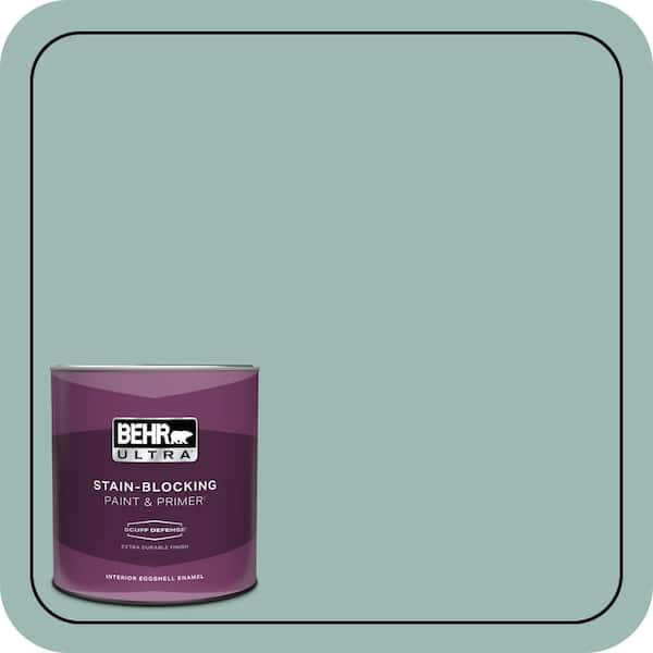 BEHR ULTRA 1 qt. #PPU12-08 Opal Silk Extra Durable Eggshell Enamel Interior Paint & Primer