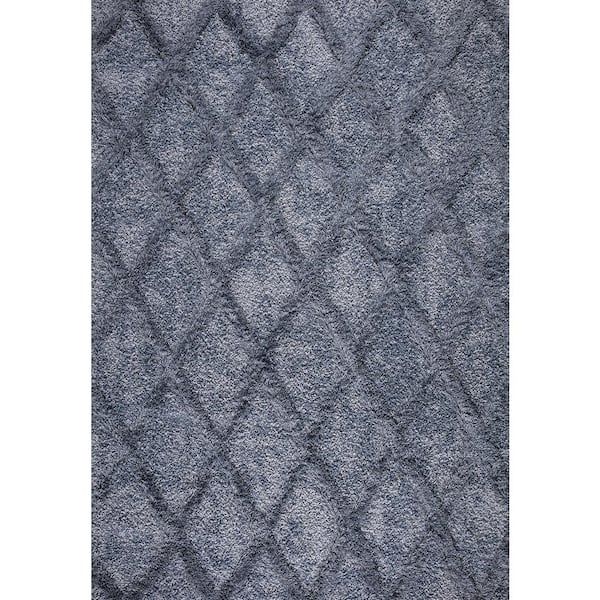 Valencia 9 ft. x 13 ft. BlueTrellis Shag Area Rug