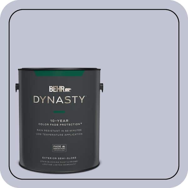BEHR DYNASTY 1 gal. #630E-3 Grape Lavender Semi-Gloss Exterior Stain-Blocking Paint and Primer