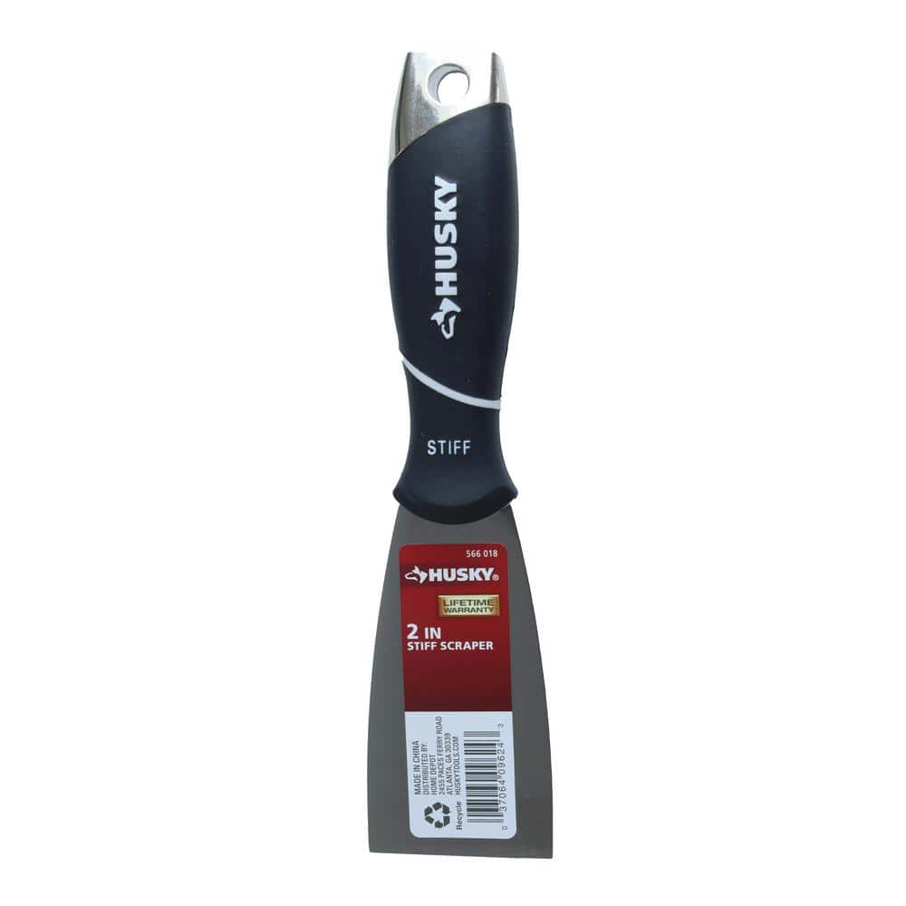 Husky 2 in. Stiff Putty Knife DSX2SHUS The Home Depot