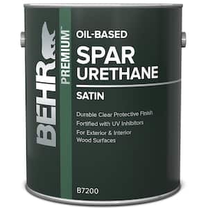 1 gal. Satin Clear Oil-Based Interior/Exterior Spar Urethane